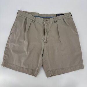 Polo Ralph Lauren Mens Classic Fit Pleated 9" Inseam Khaki Shorts‎ Size 38